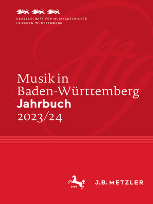 cover image of Musik in Baden-Württemberg. Jahrbuch 2023/24